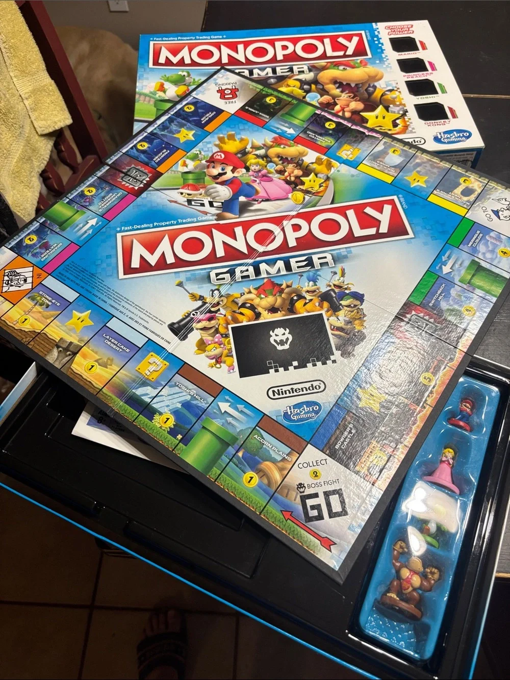Hasbro Monopoly Gamer Board Game - Blue, White, Red